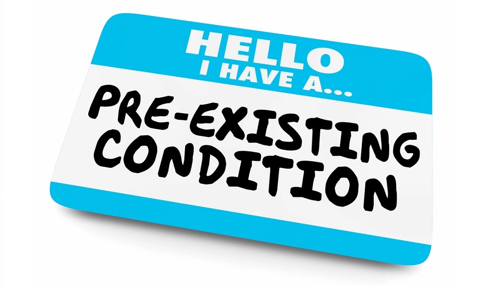 nametag referencing a pre existing condition