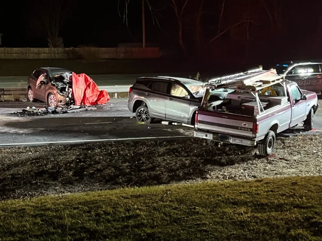 3 cars in an accident on route 95 in providence ri