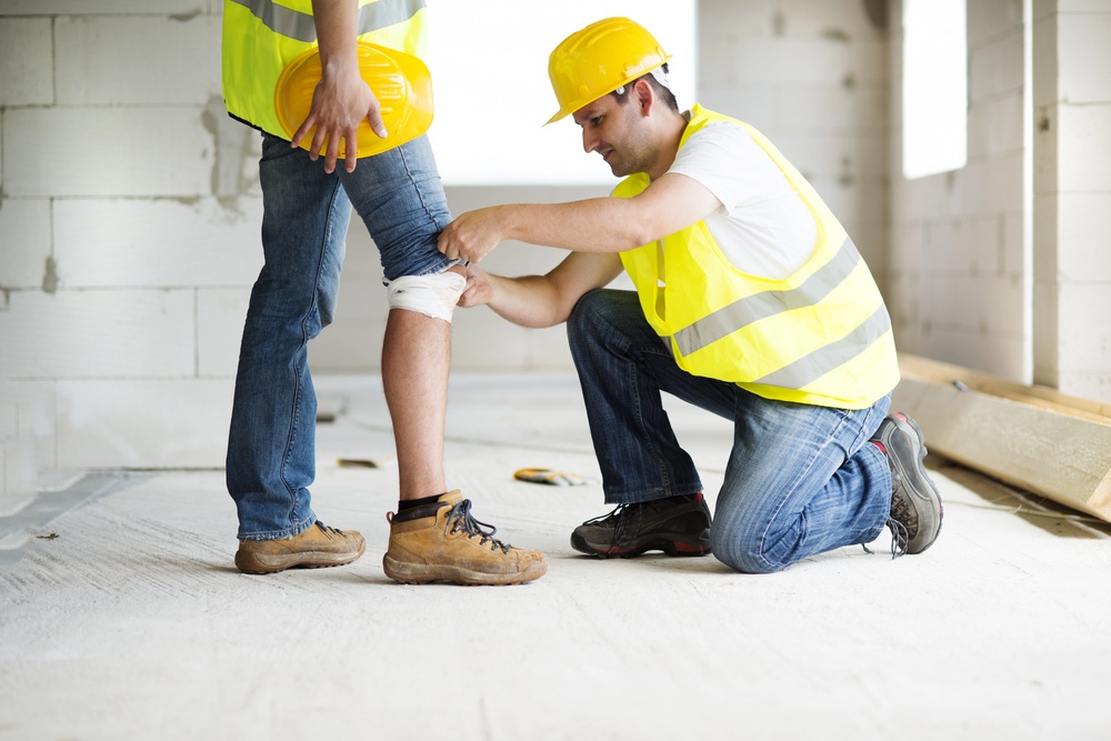 Construction worker with injury to knee and filing a workers comp claim