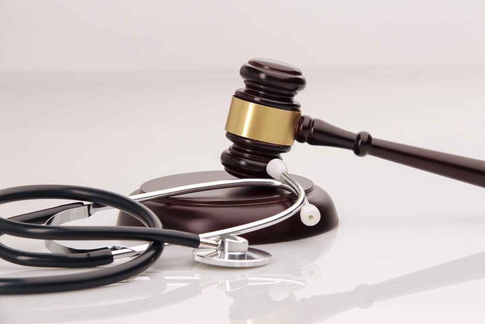 gavel and stethescope signifying personal injury claim